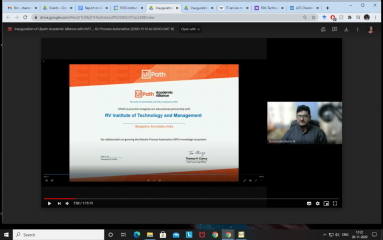 Coding Contest “Inauguration of Uipath Academic Alliance with RVITM & Technical Talk on Robotic Process Automation”